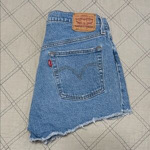 Levi's 501 Classic Blue Denim Shorts